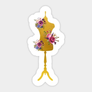 Mannequin Dress Form Sticker